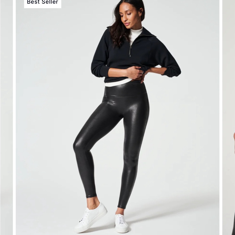 Spanx Faux Leather Leggings
